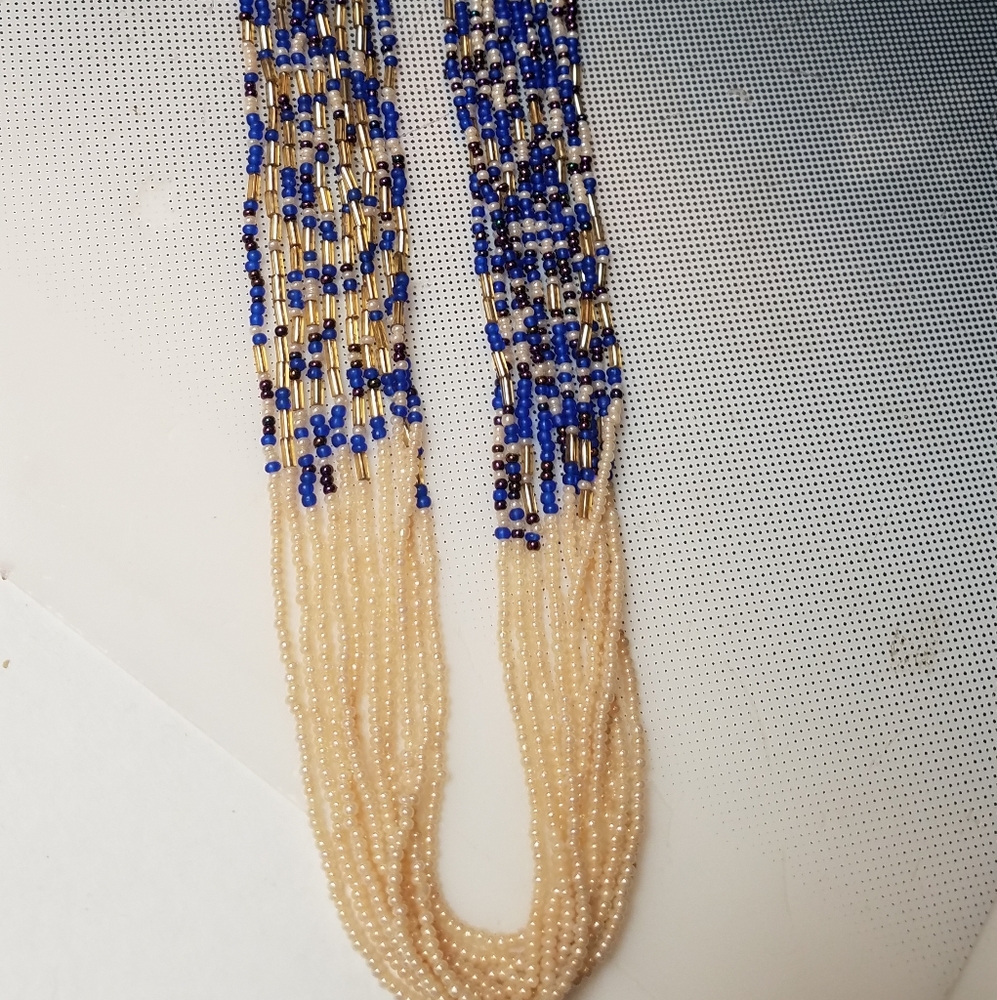 PEARLS FOR 2026 Aloha micro bead multi strand necklace vintage  Hawaiian jewelry